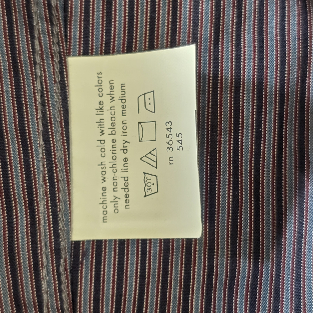 Men's Purple Striped Shirt - Picture 6 of 6